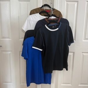 $500 Value 6 Hugo Boss Men T-shirts Excellent condition Size L Short Sleeve Tees